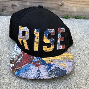 RS1NE 10:00pm New York R1SE Snapback Hat Men's Black One Size Adjustable​​​​